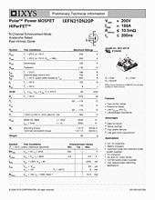 DataSheet IXFN210N20P pdf