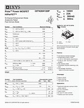 DataSheet IXFN26N100P pdf