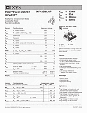 DataSheet IXFN26N120P pdf