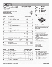 DataSheet IXFN30N110P pdf