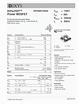 DataSheet IXFN38N100Q2 pdf