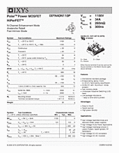 DataSheet IXFN40N110P pdf