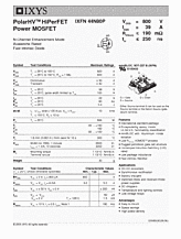 DataSheet IXFN44N80P pdf