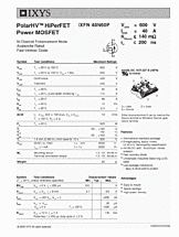 DataSheet IXFN48N60P pdf