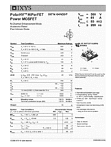 DataSheet IXFN64N50P pdf