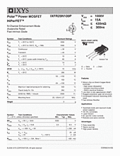 DataSheet IXFR26N100P pdf