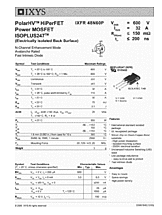 DataSheet IXFR48N60P pdf