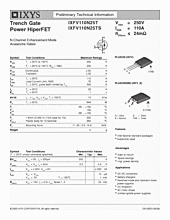 DataSheet IXFV110N25T pdf