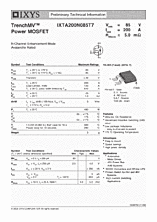 DataSheet IXTA200N085T7 pdf