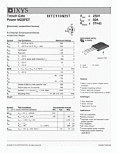 DataSheet IXTC110N25T pdf