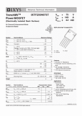DataSheet IXTF250N075T pdf