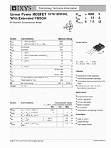DataSheet IXTH12N100L pdf