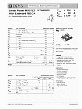 DataSheet IXTN46N50L pdf