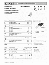 DataSheet IXTP8N50PM pdf