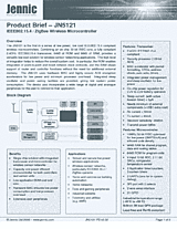 DataSheet JN5121 pdf