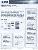 DataSheet JN5139 pdf