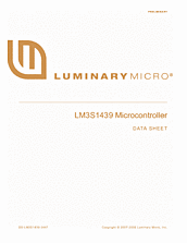 DataSheet LM3S1439 pdf