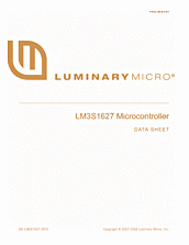 DataSheet LM3S1627 pdf