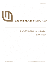 DataSheet LM3S6100 pdf
