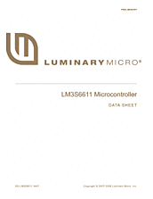 DataSheet LM3S6611 pdf