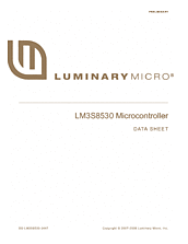 DataSheet LM3S8530 pdf