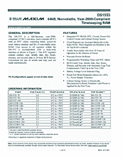 DataSheet DS1553 pdf