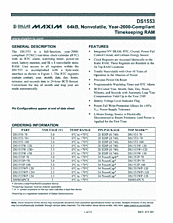 DataSheet DS1553W pdf