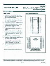 DataSheet DS1554 pdf