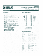 DataSheet DS1802 pdf