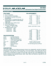 DataSheet DS1803-100 pdf