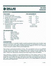 DataSheet DS1809-100 pdf