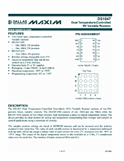 DataSheet DS1847-050 pdf