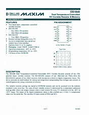 DataSheet DS1848-010 pdf
