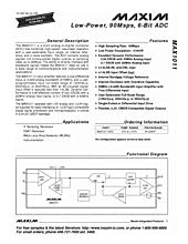 DataSheet MAX1011 pdf