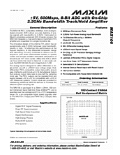 DataSheet MAX106 pdf