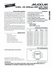 DataSheet MAX1162B pdf