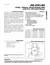 DataSheet MAX1177A pdf