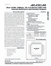 DataSheet MAX1183 pdf