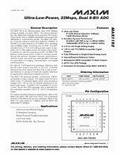 DataSheet MAX1192 pdf