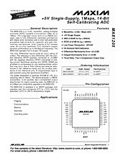 DataSheet MAX1205 pdf