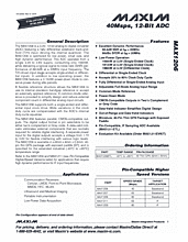DataSheet MAX1206 pdf