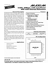 DataSheet MAX1444 pdf