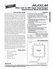 DataSheet MAX15023 pdf