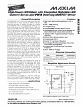 DataSheet MAX16834 pdf