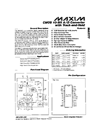 DataSheet MAX177 pdf