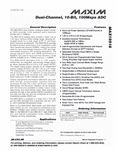 DataSheet MAX19516 pdf