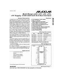 DataSheet MAX199 pdf