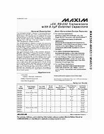 DataSheet MAX203E pdf