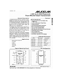 DataSheet MAX218C pdf