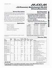 DataSheet MAX237M pdf